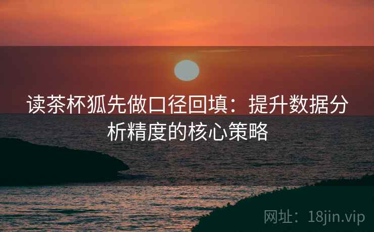 读茶杯狐先做口径回填：提升数据分析精度的核心策略